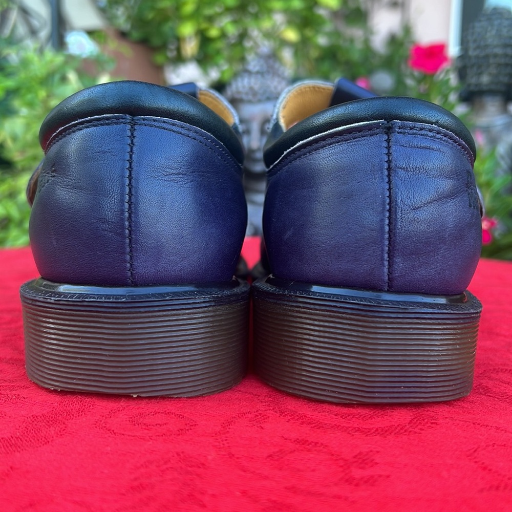 🏴 Purple Steel Toe MIE Dr. Martens Chunky Vintage Mary Jane UK 6 - Picture 6 of 17